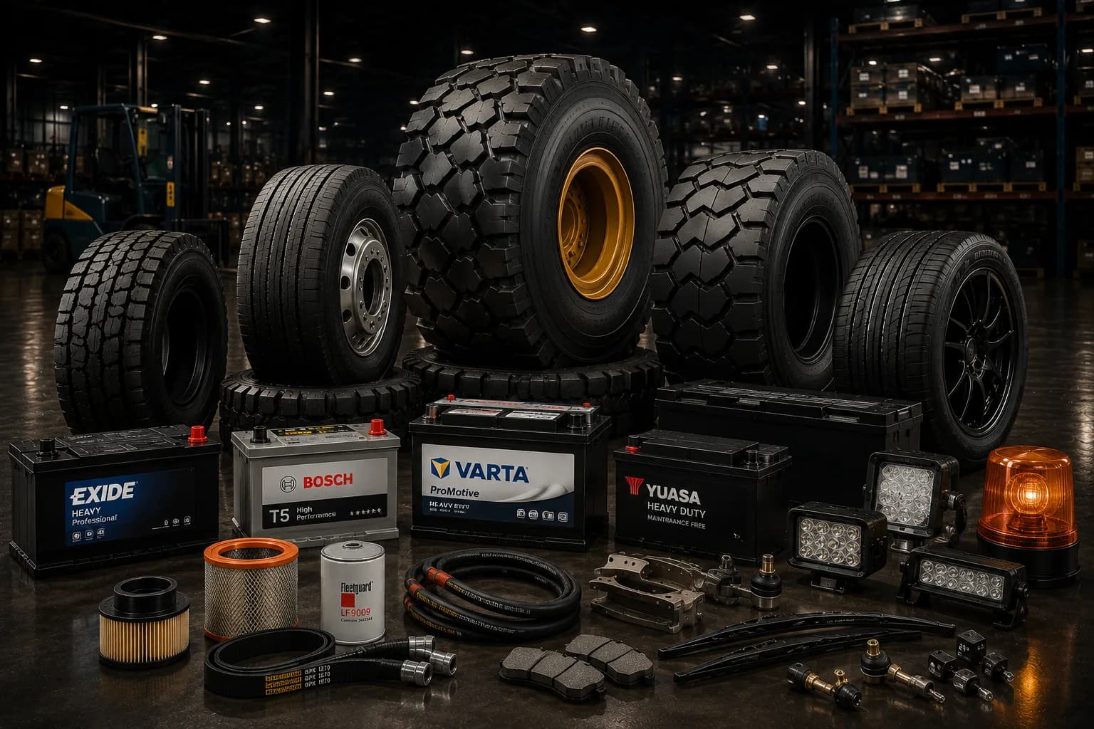 Tyres, Batteries & Accessories
