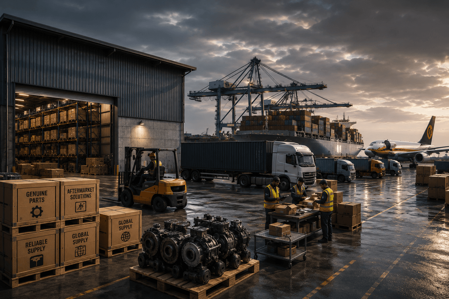 Warehouse, port and export operations