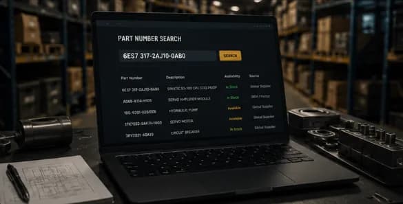Industrial part-number search and global sourcing