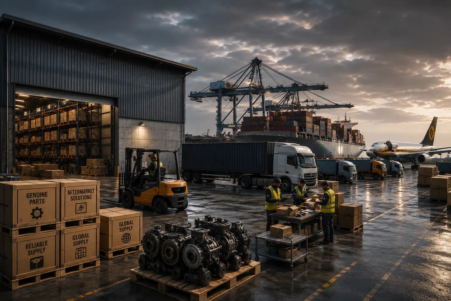Warehouse, port and export operations